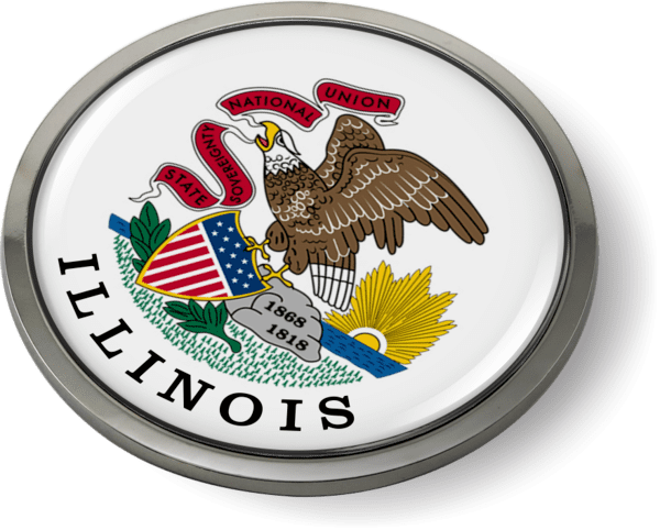 Illinois - State Flag Emblem